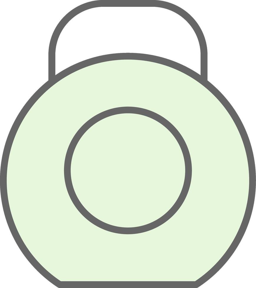 Kettlebell Fillay Icon Design vector