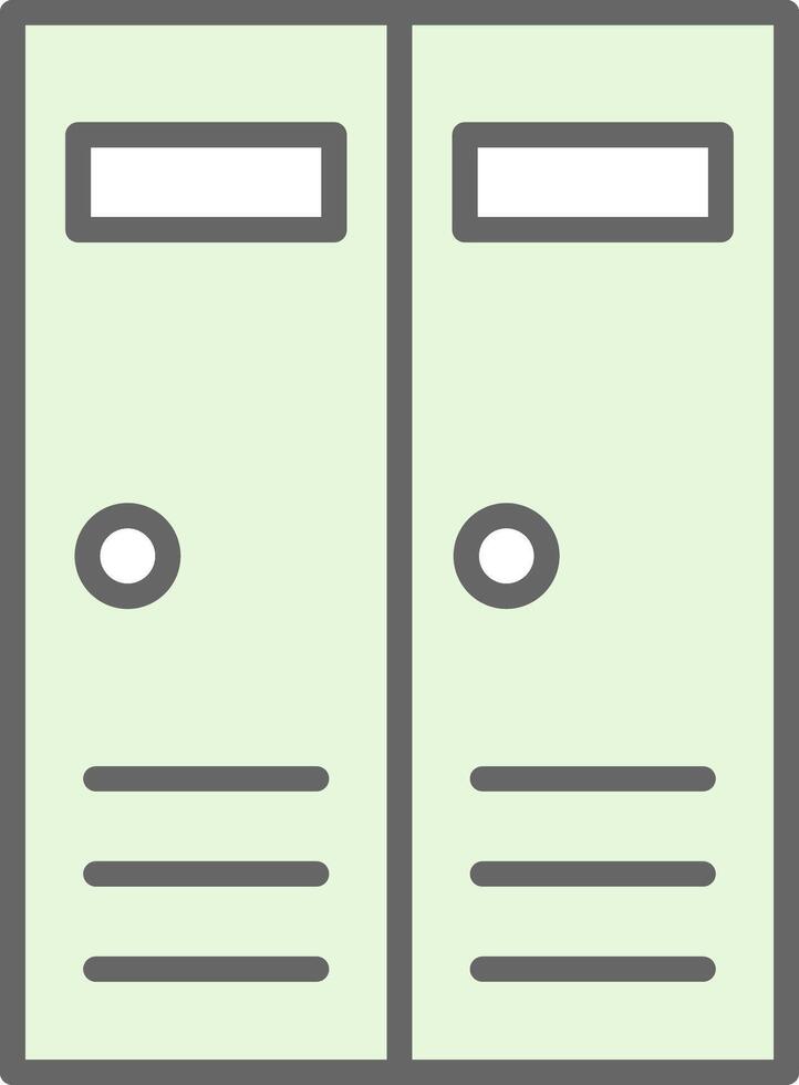 Lockers Fillay Icon Design vector