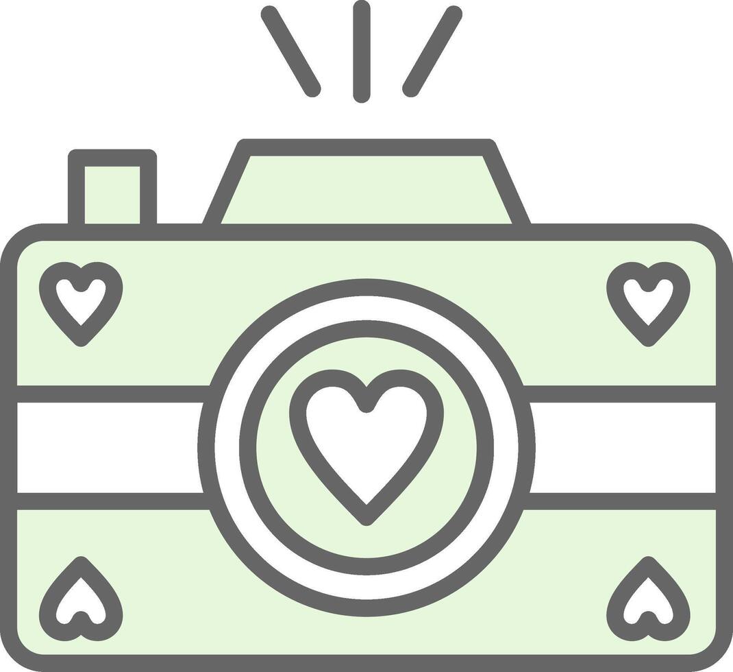 Photo Camera Fillay Icon Design vector