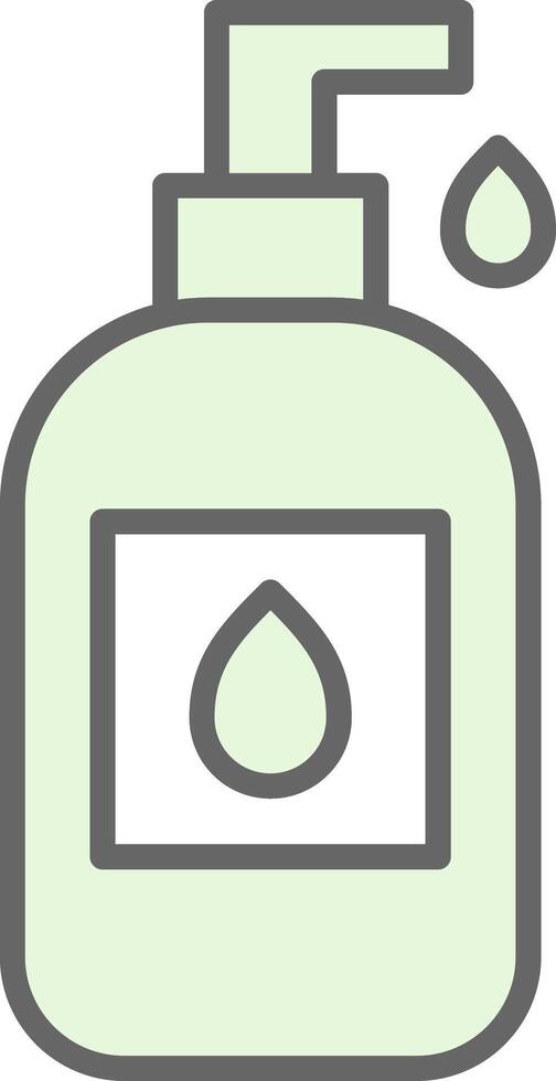 Liquid Soap Fillay Icon Design vector