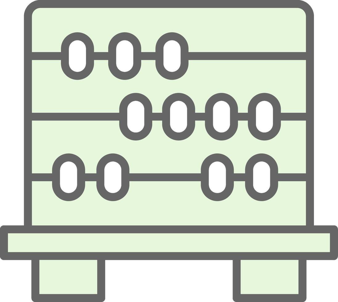 Abacus Fillay Icon Design vector