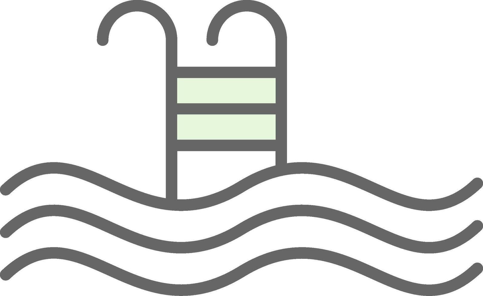 Swimming Pool Fillay Icon Design vector