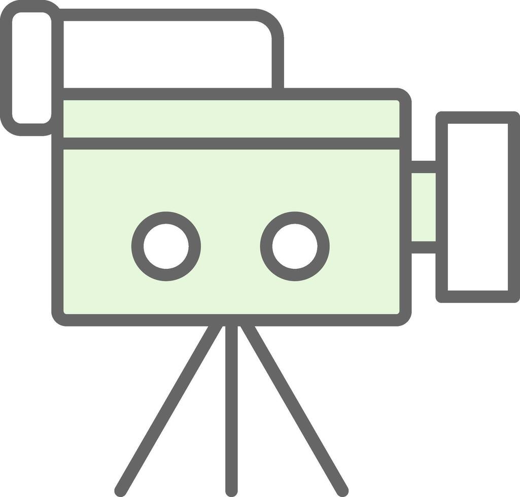 Camera Fillay Icon Design vector