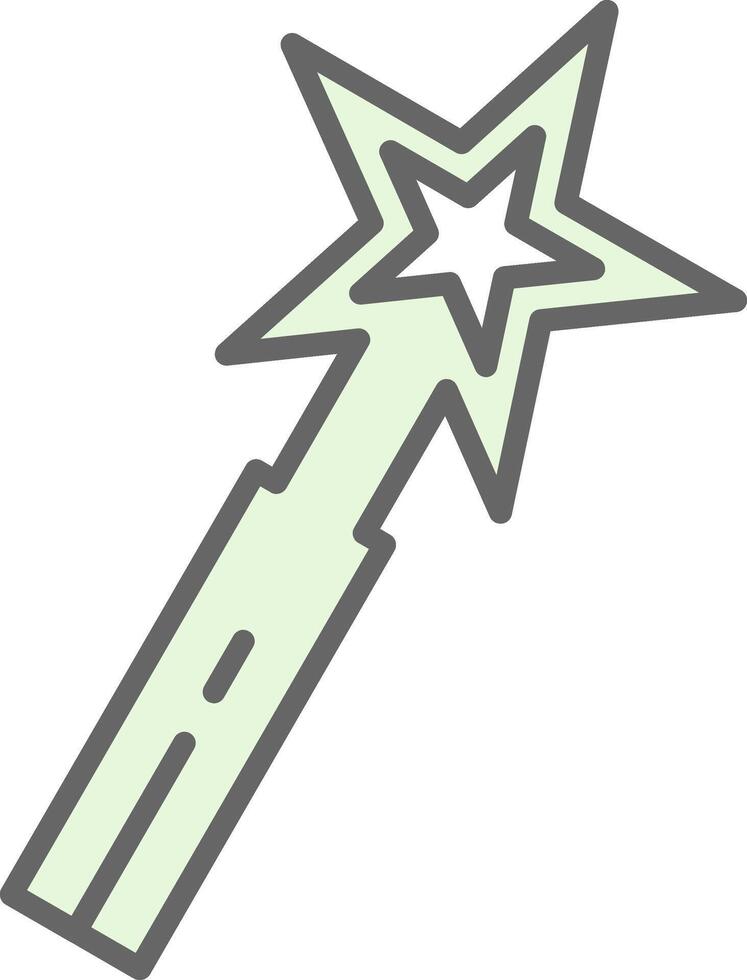 Magic Wand Fillay Icon Design vector