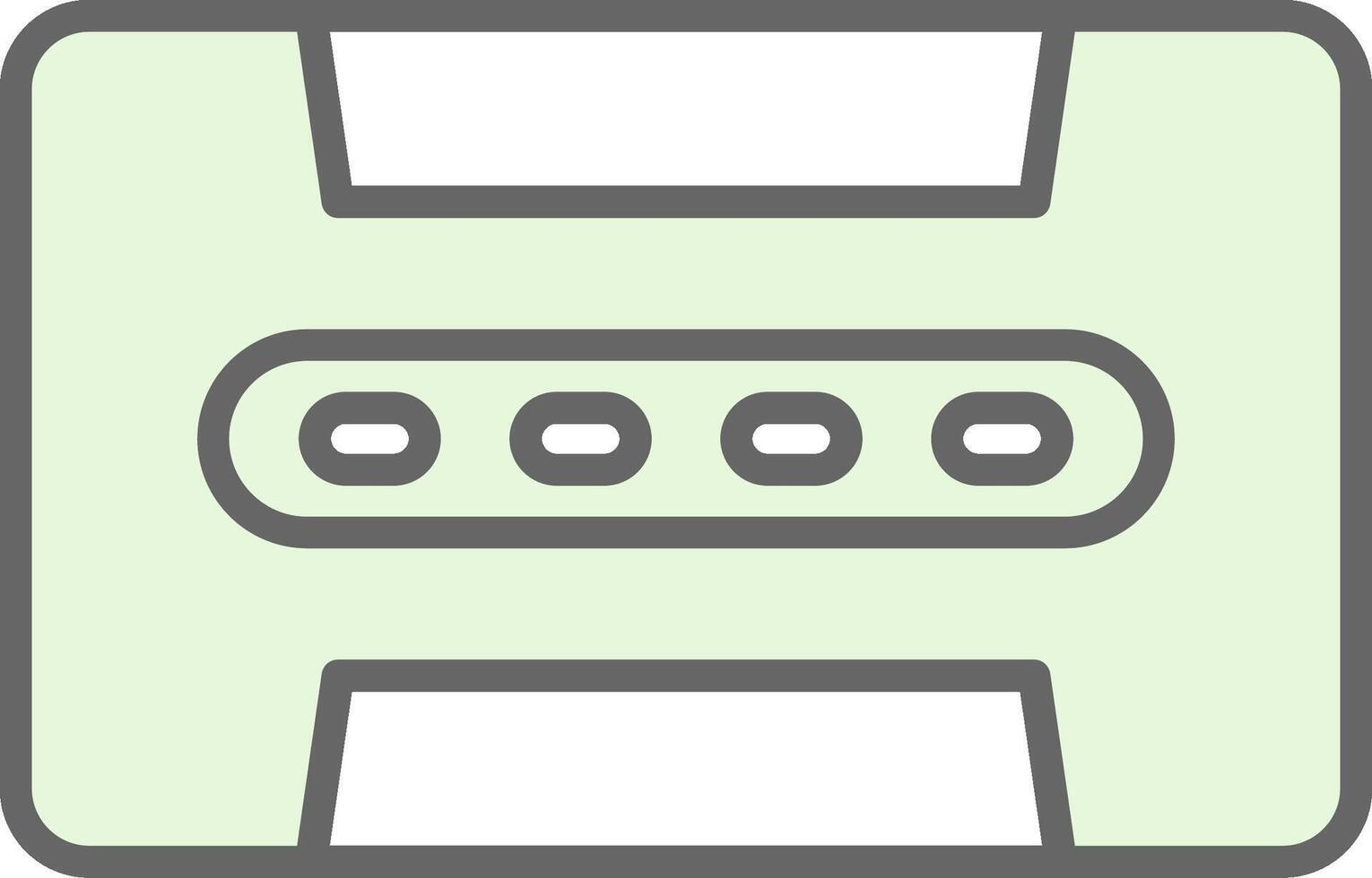 Cassette Fillay Icon Design vector