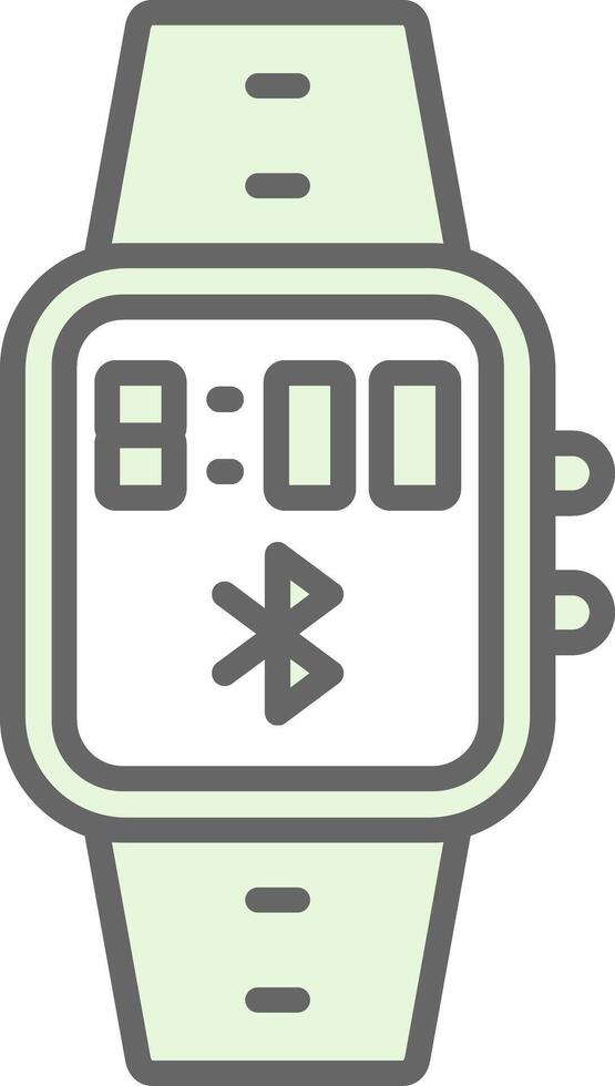 Bluetooth Fillay Icon Design vector