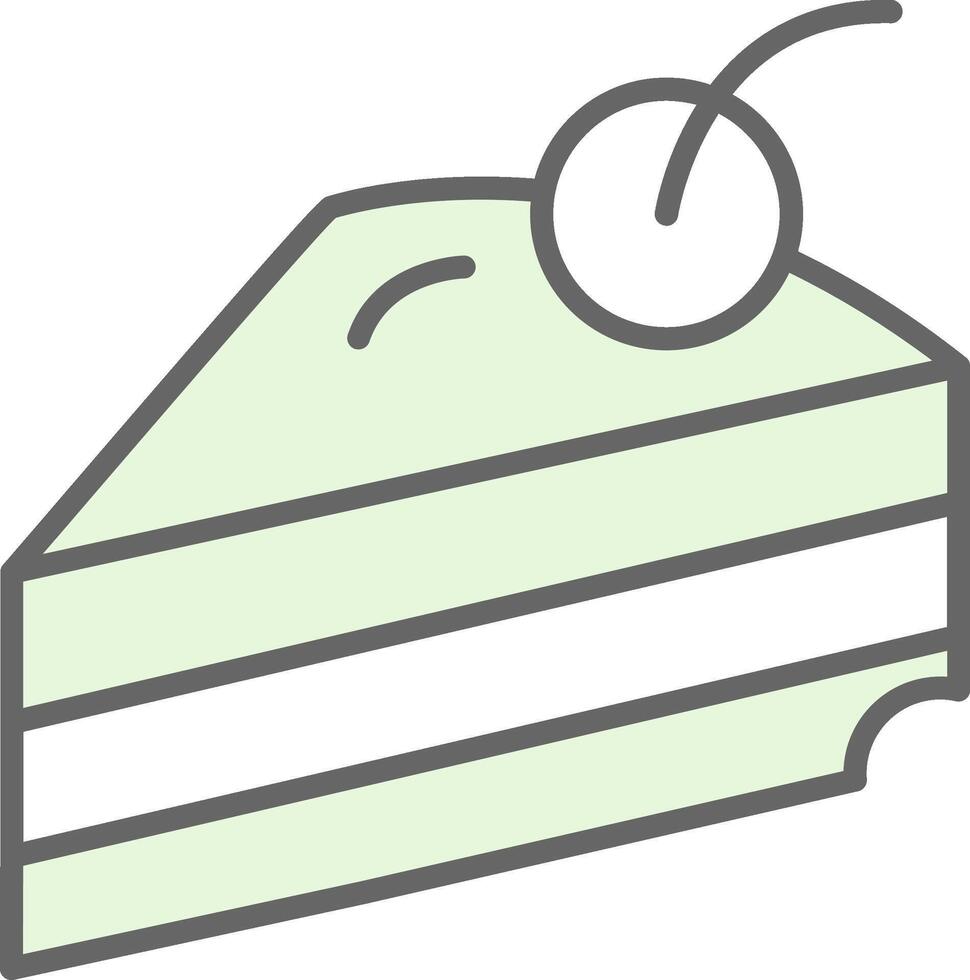 Pastelería relleno icono diseño vector