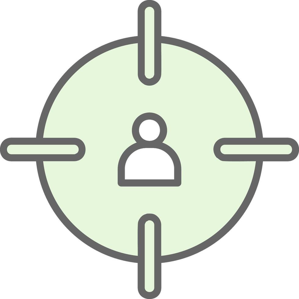 Headshot Fillay Icon Design vector