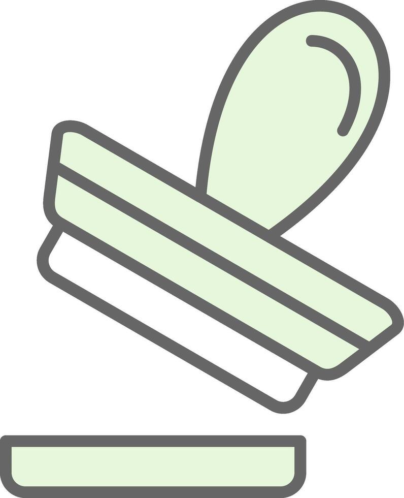 Stamp Fillay Icon Design vector