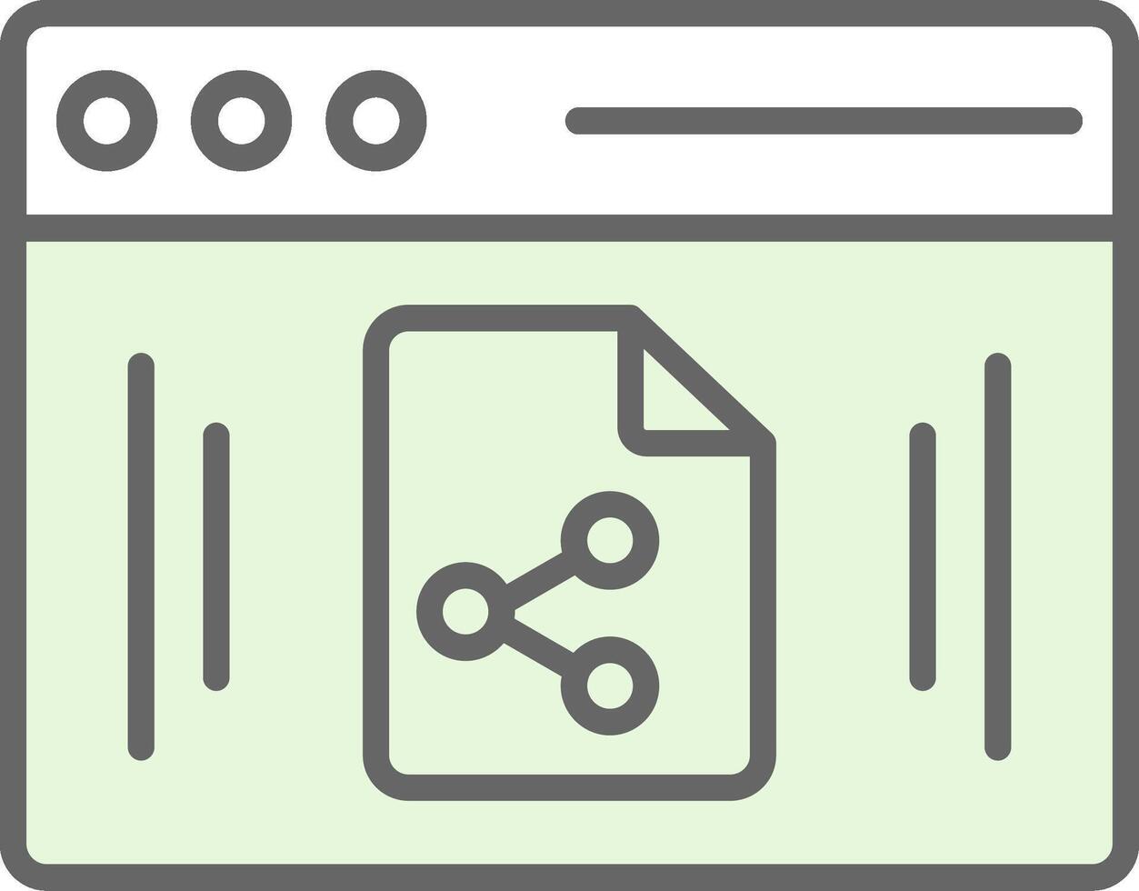 File Sharing Fillay Icon Design vector