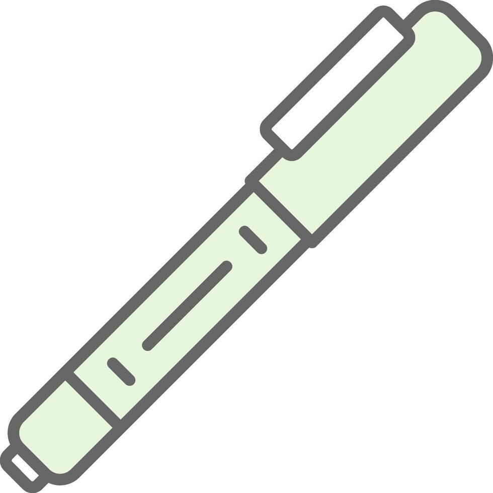 Pen Fillay Icon Design vector