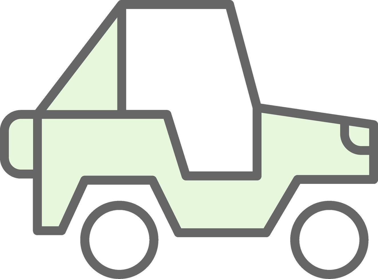 Jeep Fillay Icon Design vector
