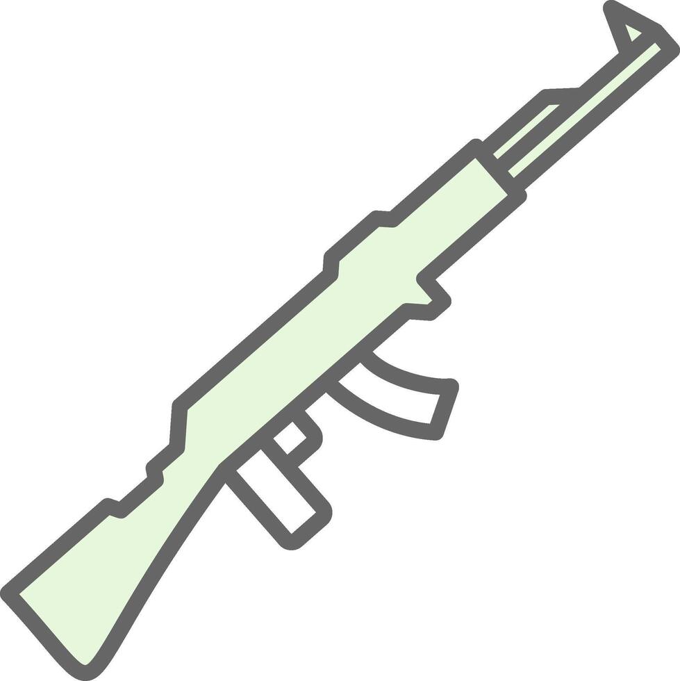 Gun Fillay Icon Design vector