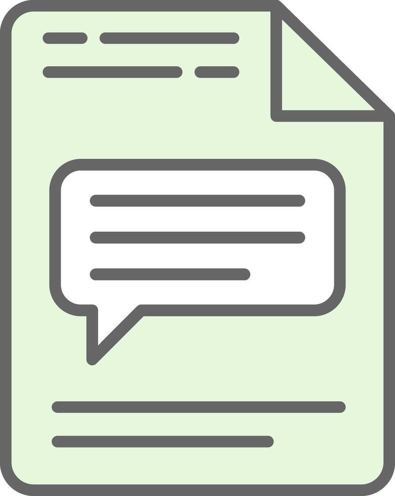 Message Fillay Icon Design vector