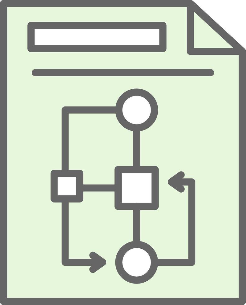 Document Fillay Icon Design vector