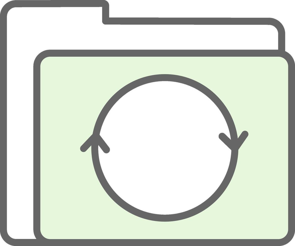 Folder Fillay Icon Design vector