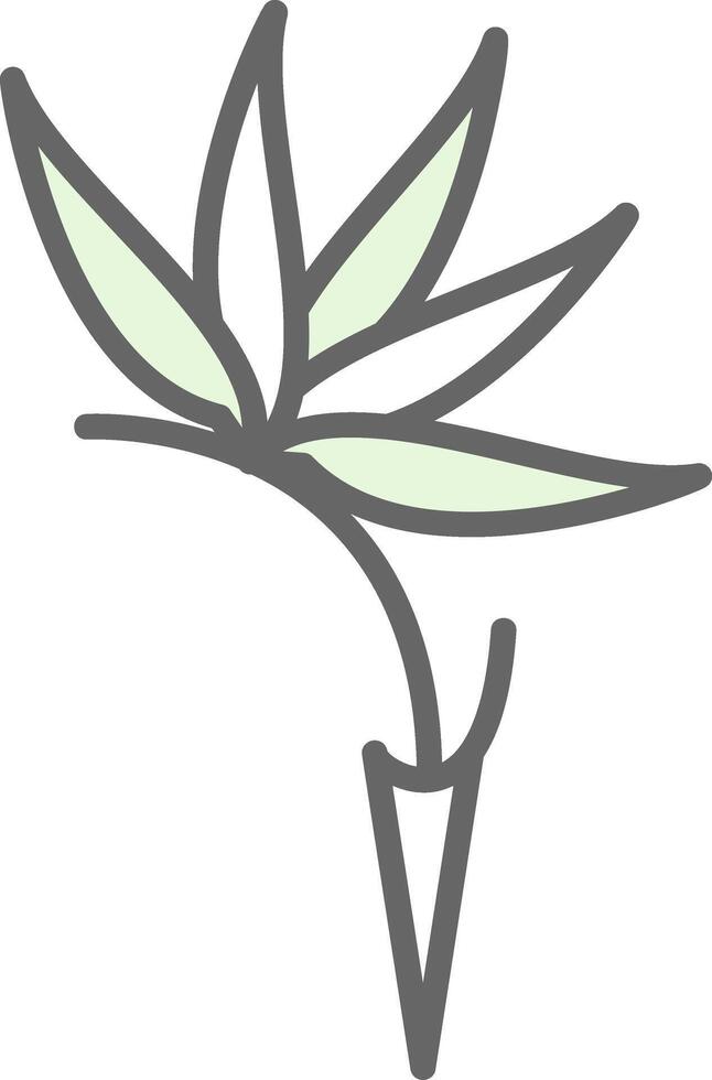 Strelitzia Fillay Icon Design vector