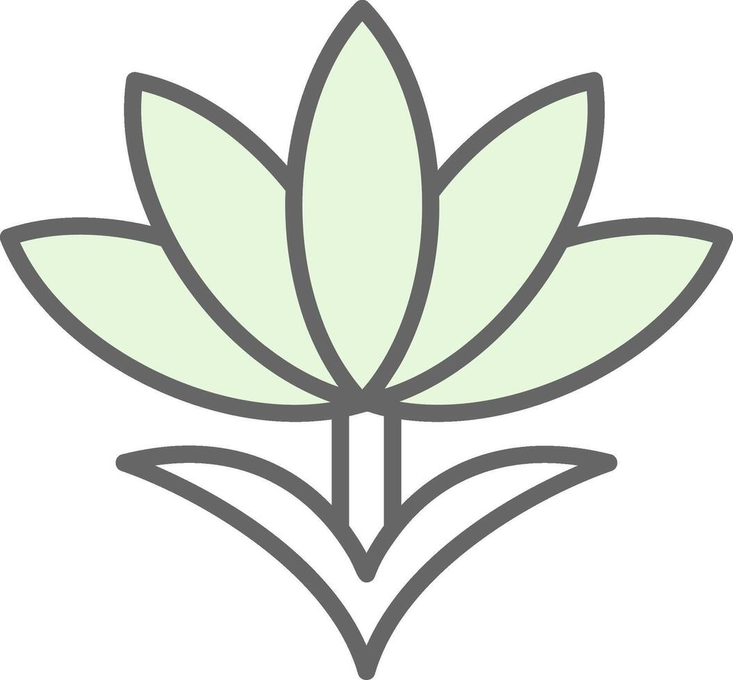 Saffron Fillay Icon Design vector