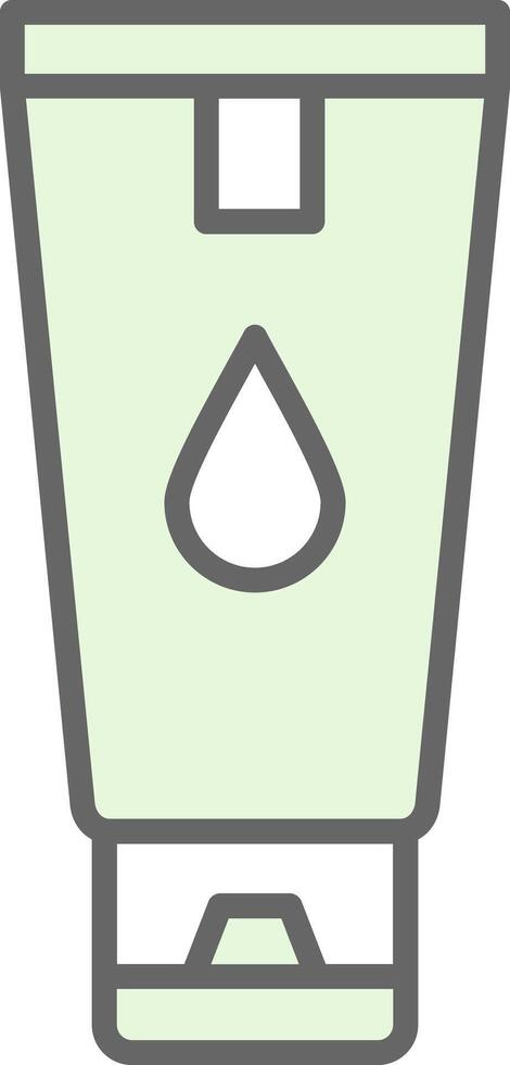 Hand Cream Fillay Icon Design vector