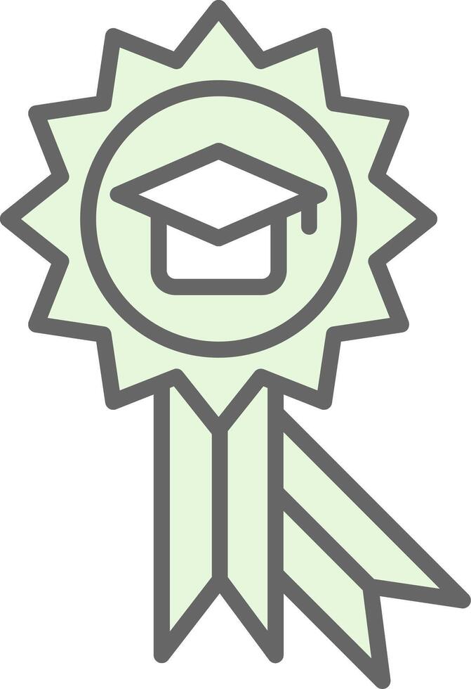 Award Fillay Icon Design vector