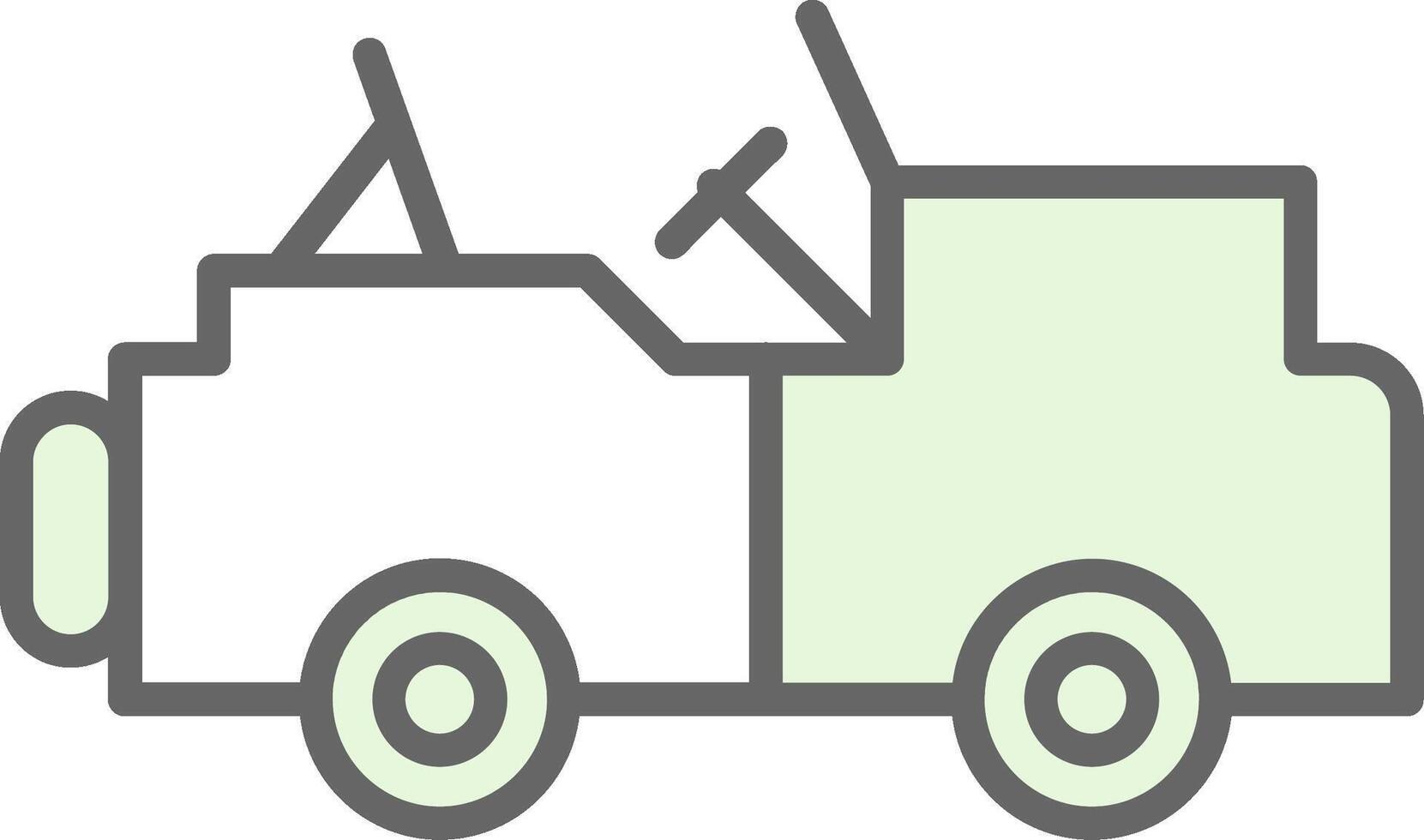 Jeep Fillay Icon Design vector
