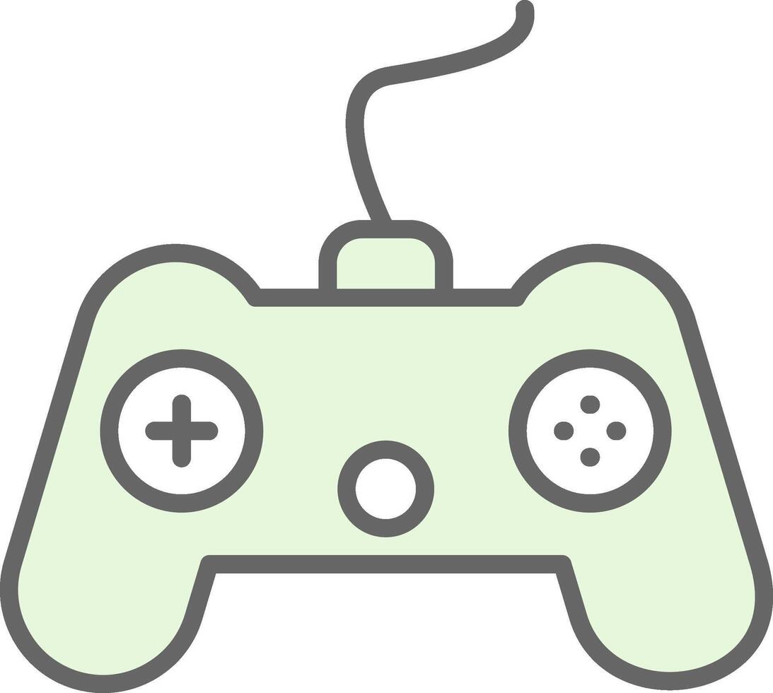 Console Fillay Icon Design vector