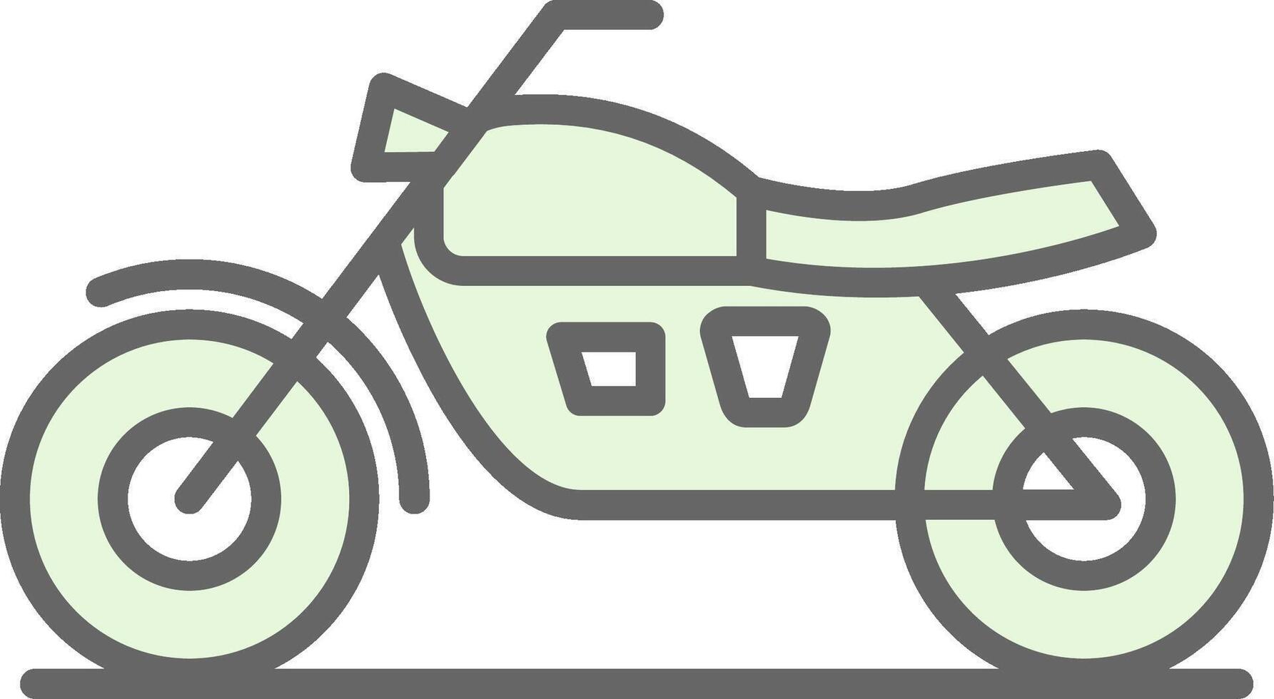 Motercycles Fillay Icon Design vector