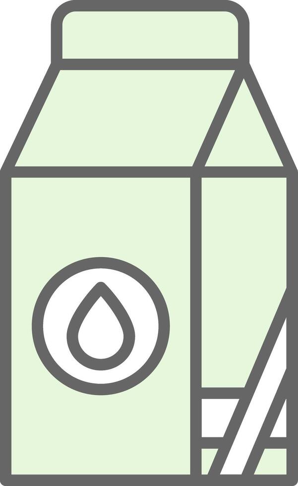 Milk Fillay Icon Design vector