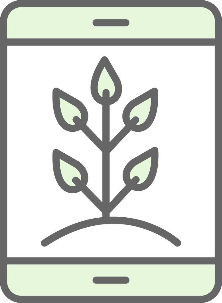 Farming App Fillay Icon Design vector