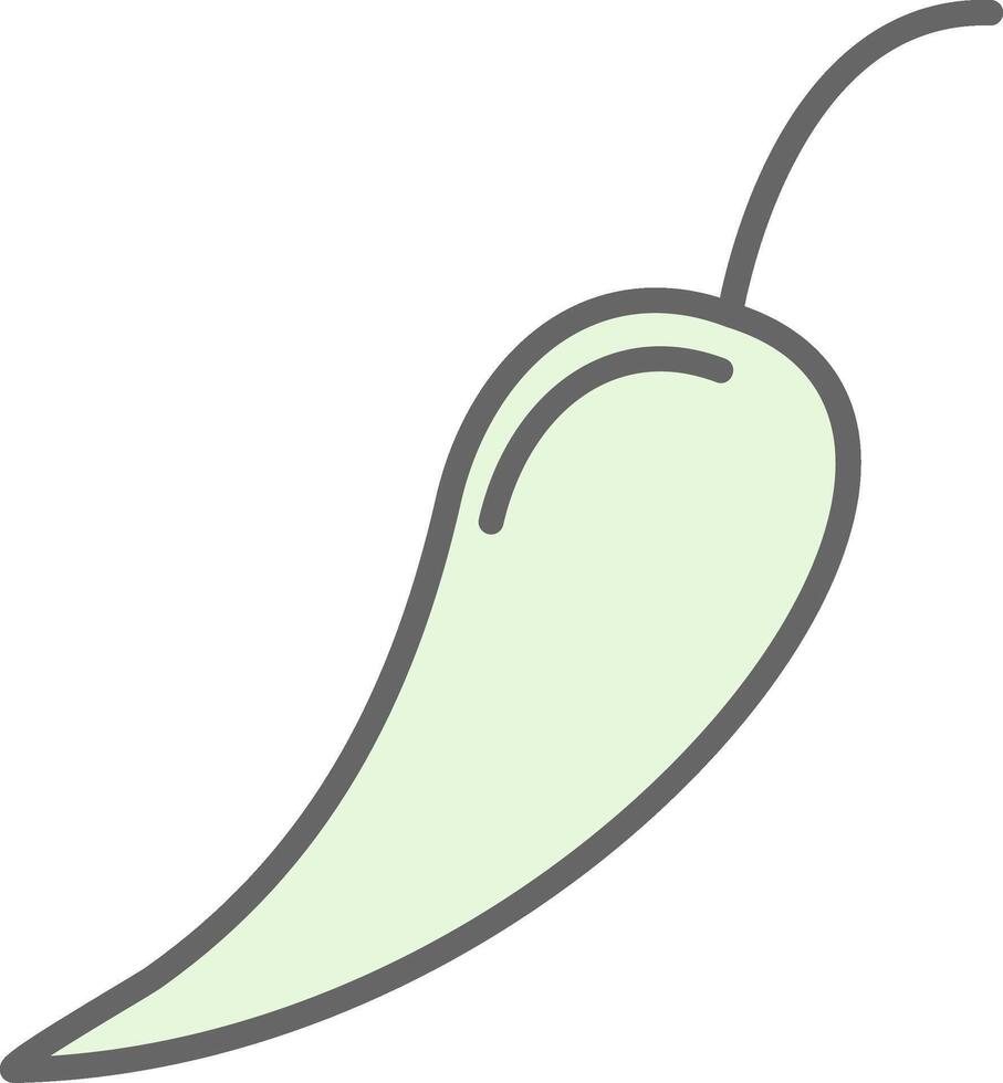 Chilli Fillay Icon Design vector