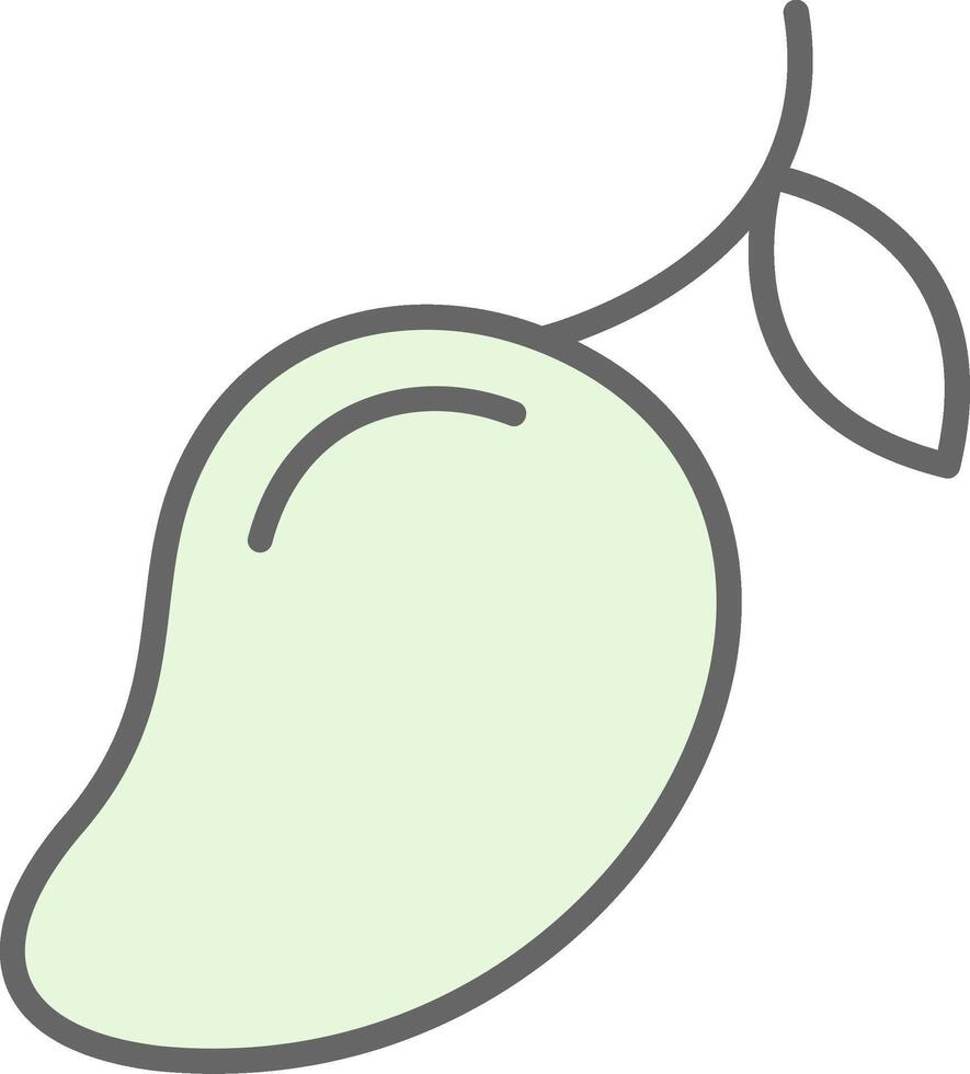 Mango Fillay Icon Design vector