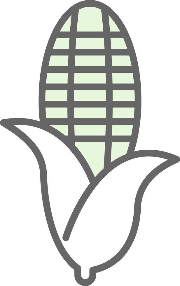 Corn Fillay Icon Design vector