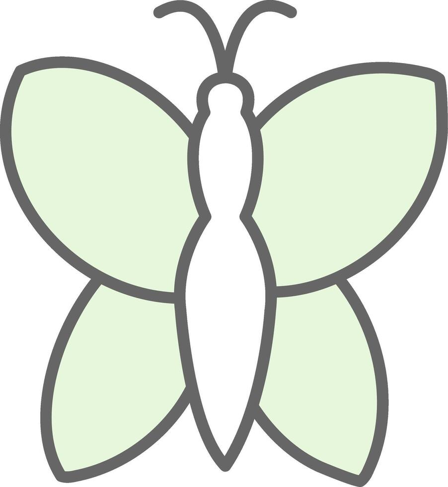 Butterfly Fillay Icon Design vector