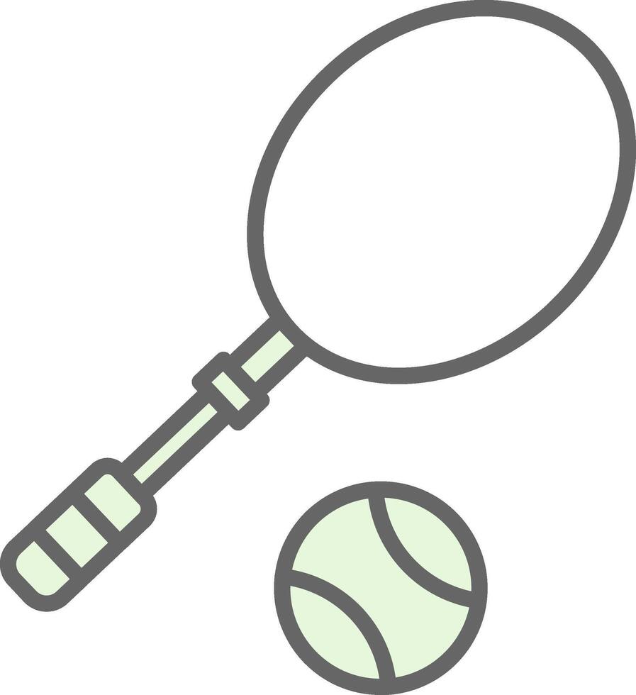 Tennis Fillay Icon Design vector