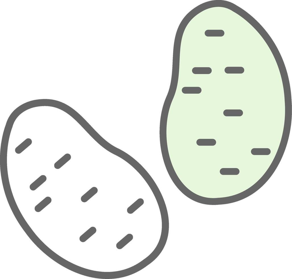 Potato's Fillay Icon Design vector