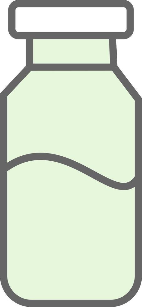 Milk Jar Fillay Icon Design vector