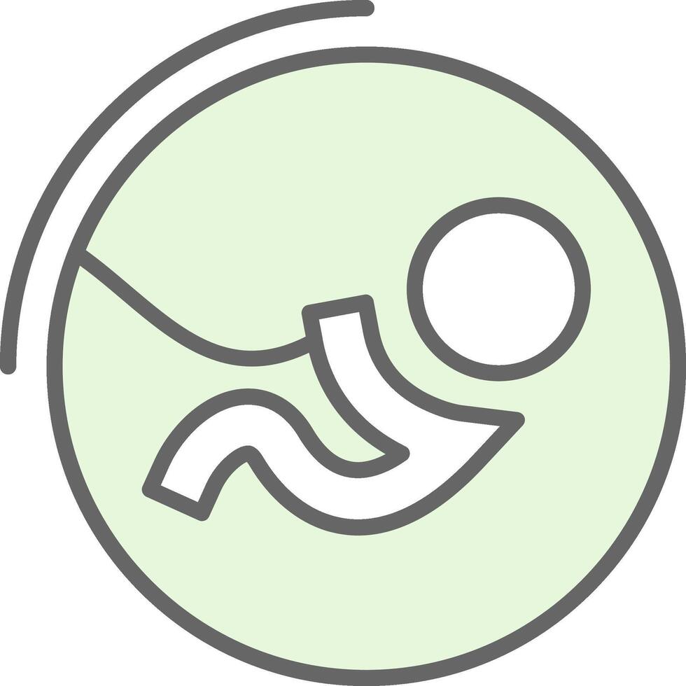 Fetus Fillay Icon Design vector