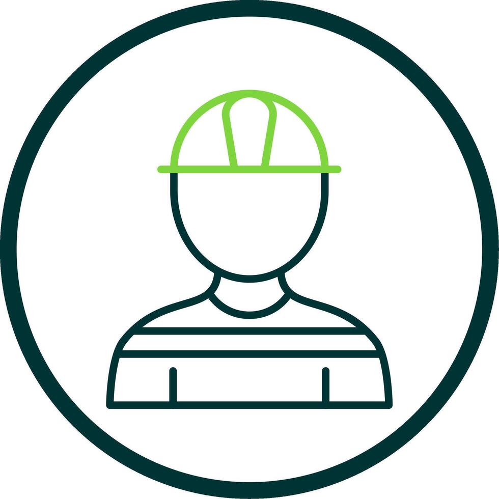 Architect Line Circle Icon Design vector