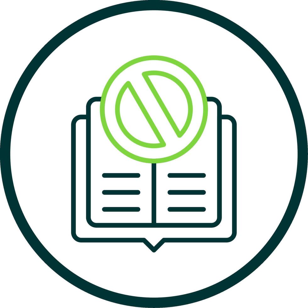 Rejected Line Circle Icon Design vector