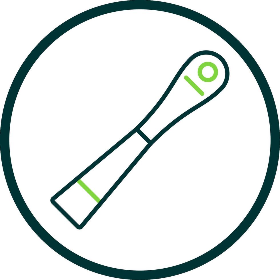 Ratchet Line Circle Icon Design vector