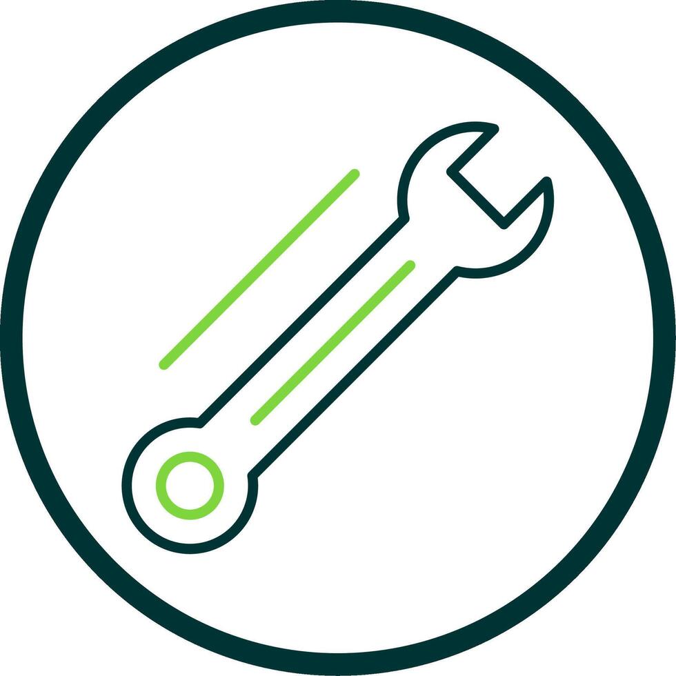 DIY Line Circle Icon Design vector