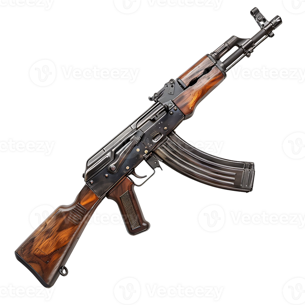 aka 47 rifle on isolated background png