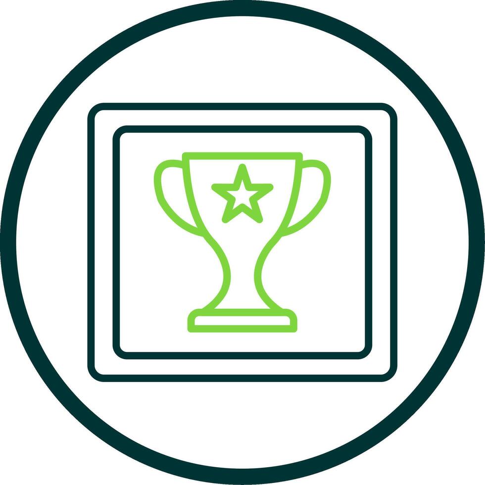 Frame Line Circle Icon Design vector