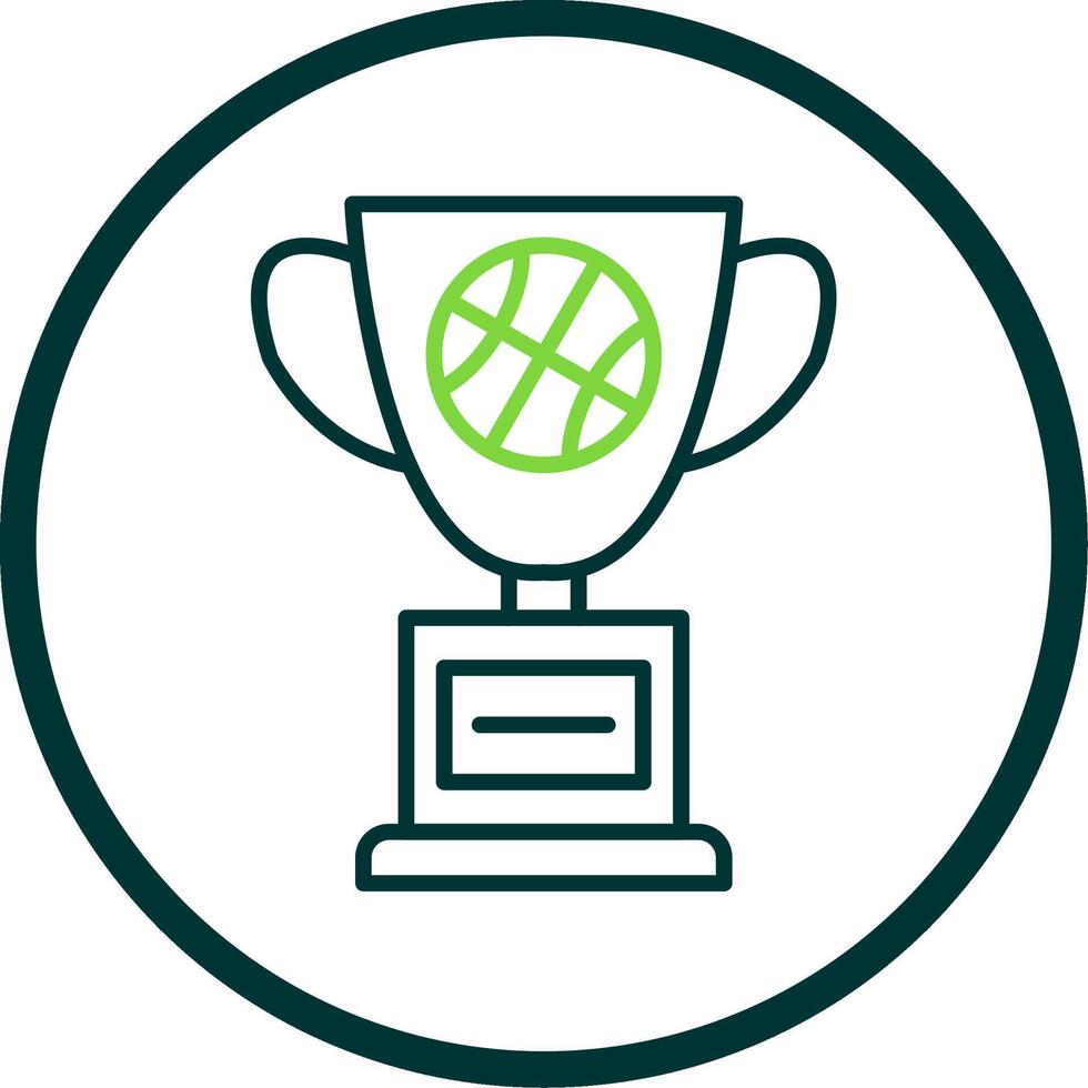 Baseball Line Circle Icon Design vector