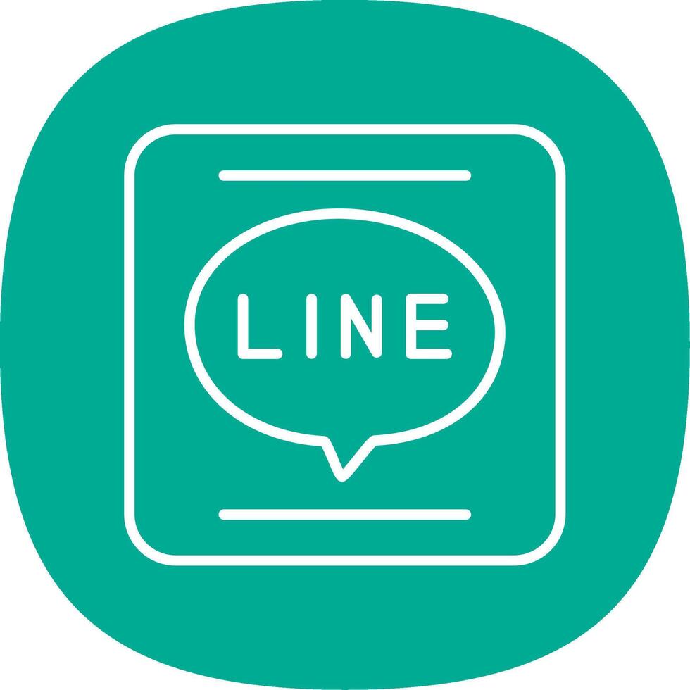 APP Line Curve Icon Design vector