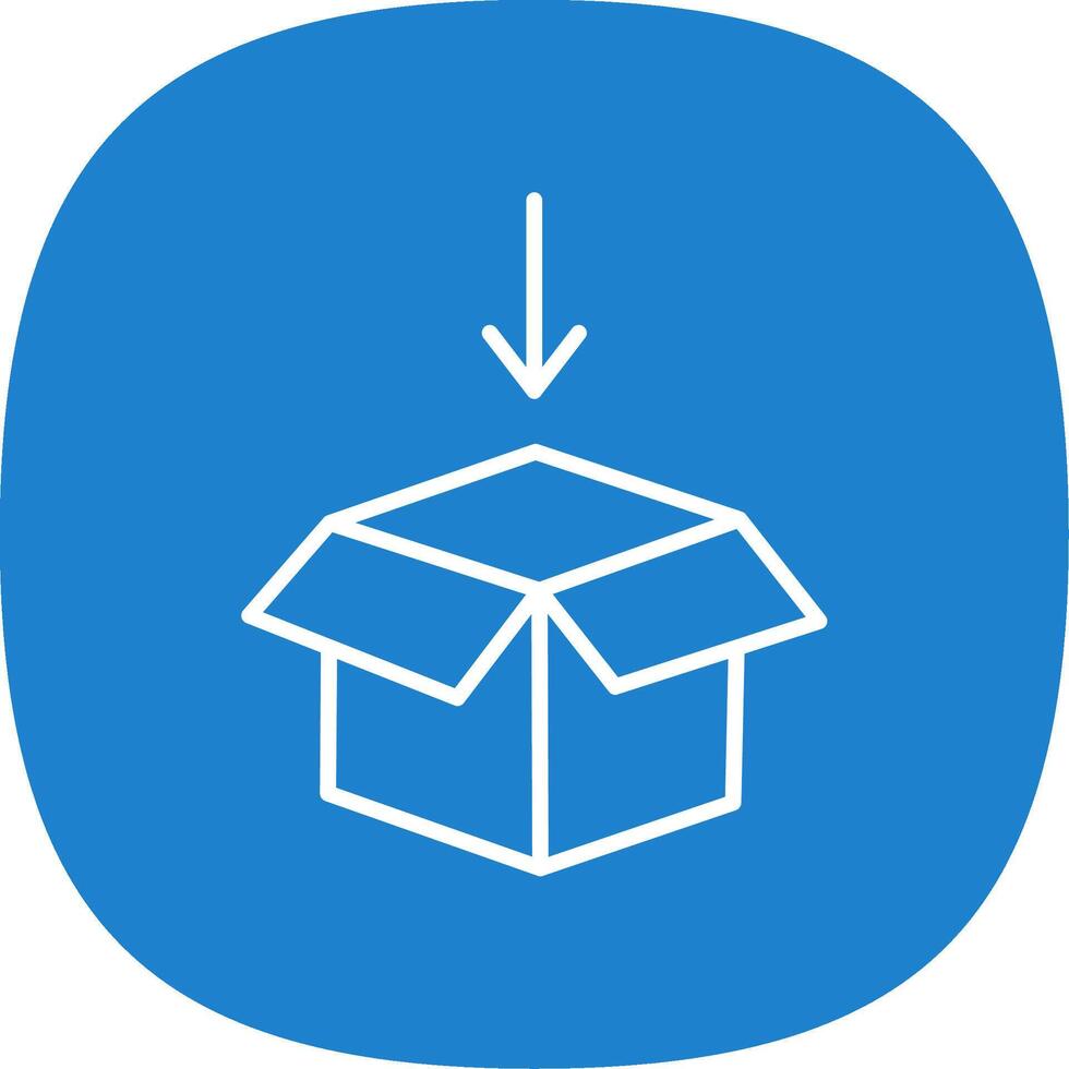Package Design Line Curve Icon Design vector