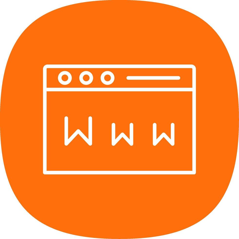 Www Line Curve Icon Design vector