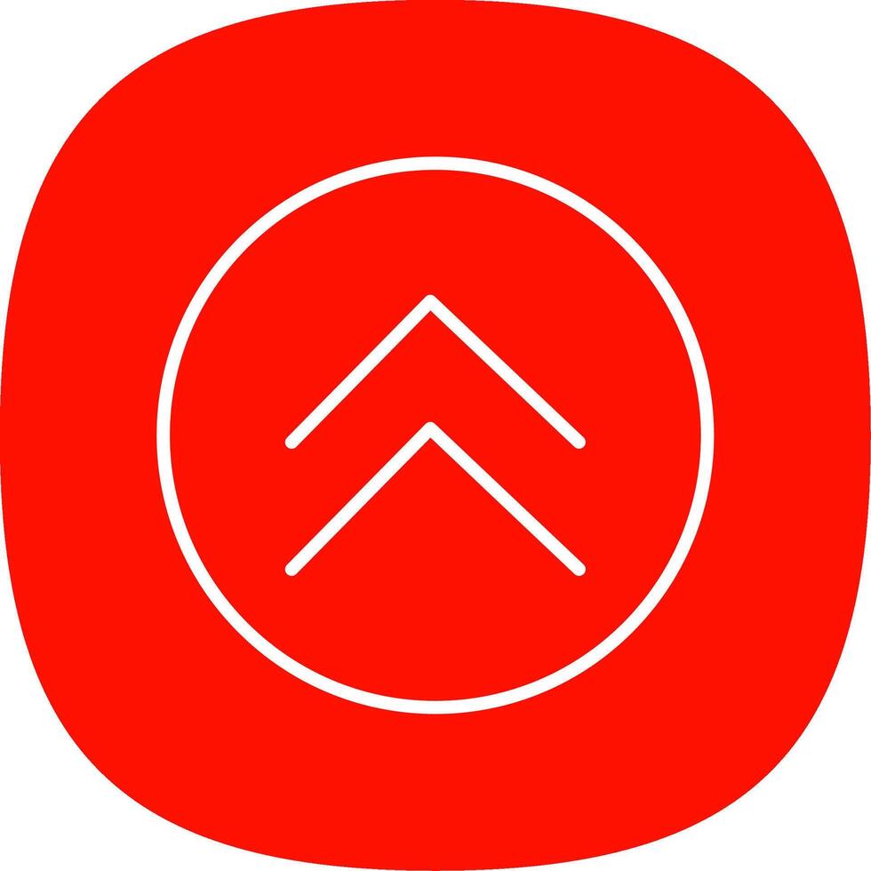 Chevron Line Curve Icon Design vector