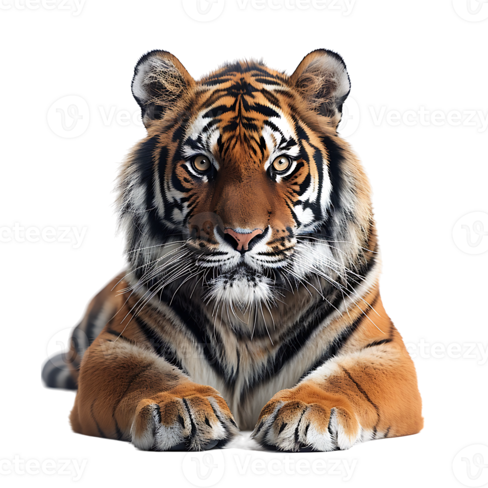 tiger on transparent Background png
