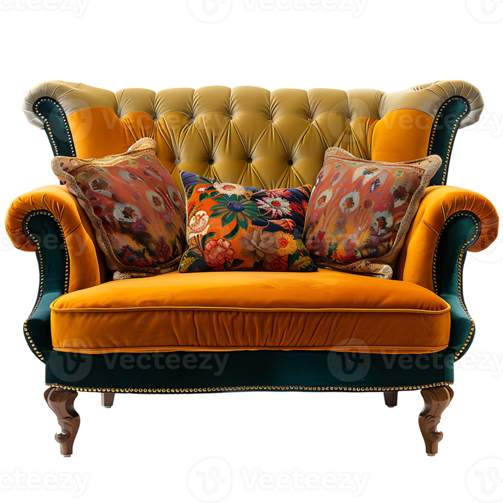 Sofa on transparent Background png